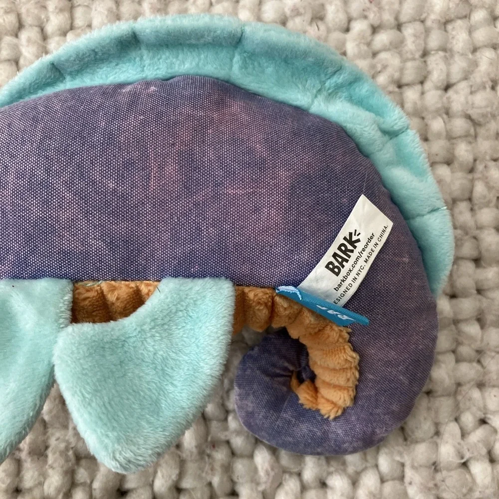 BARK BOX Karla Chameleon Color Changing Dog Toy Secrets of the Rainfurrest